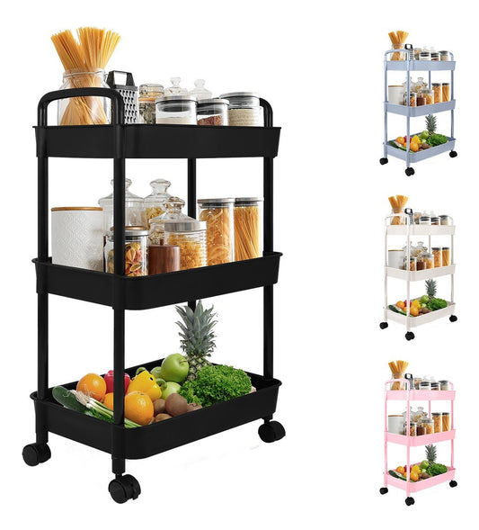 Carrito Auxiliar Organizador Almacenamiento Multiusos