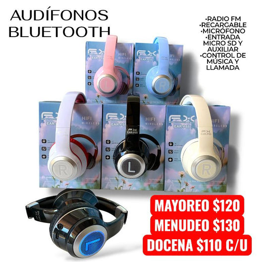 Audifonos Bluetooth Diadema EAR-P55