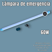 Lampara Tubo Barra Luz LED Recargable De Emergencia MLEM-301 60W