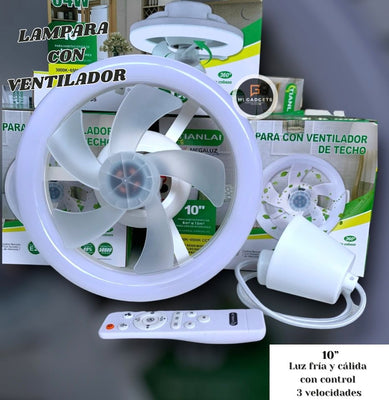 Lampara Con Ventilador De Techo FS-05