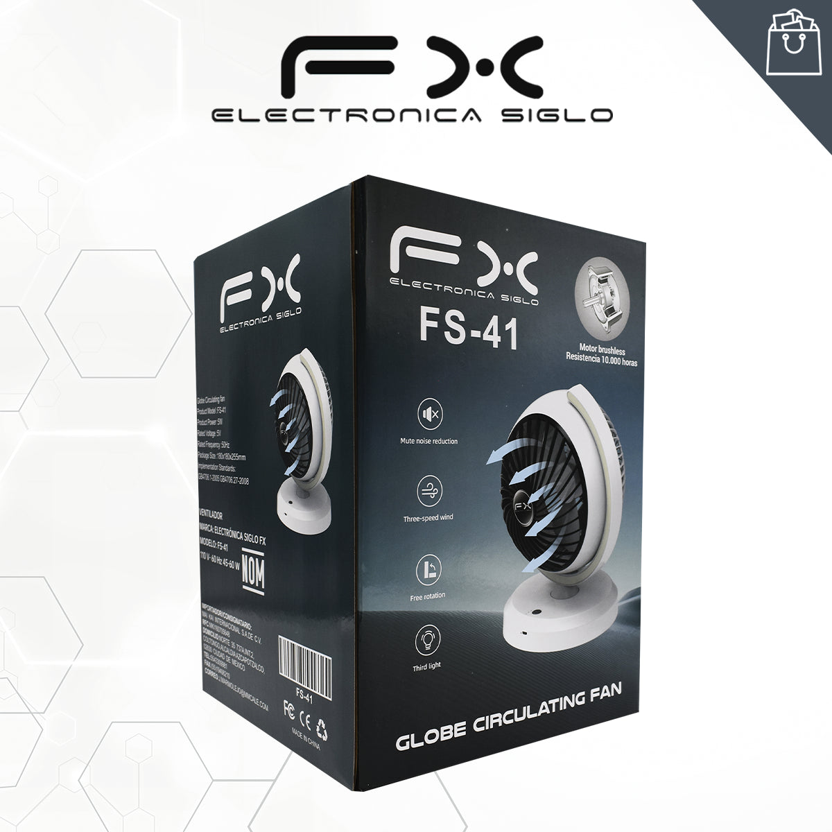 Ventilador Recargable FS-41