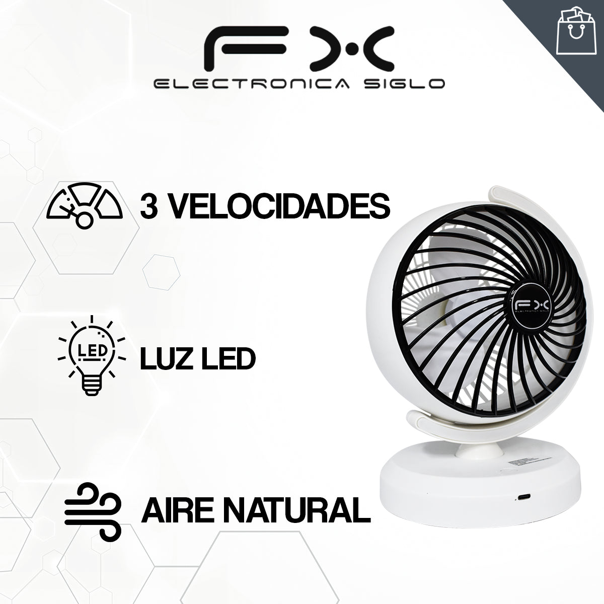 Ventilador Recargable FS-41