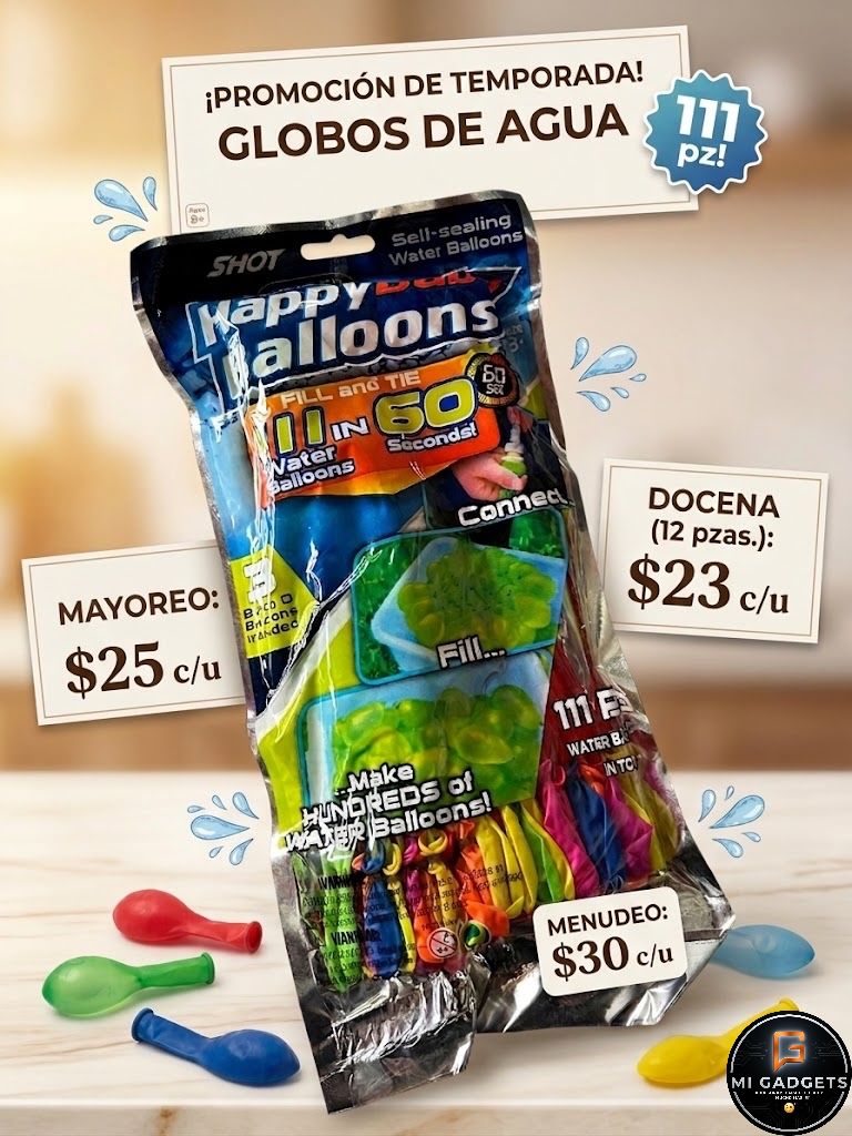 Paquete 111 Globos QQ-33B