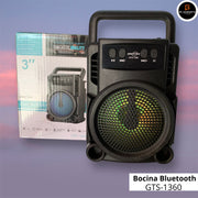 Bocina Bluetooth 3'' GTS-1360