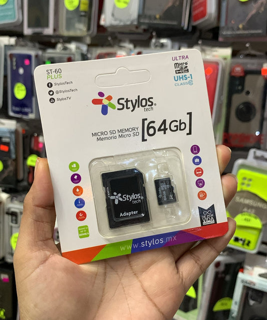 Memoria Micro SD MICROSD 64Gb Stylos