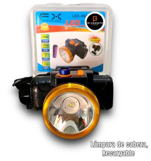 LAMPARA DE CABEZA RECARGABLE AG631614