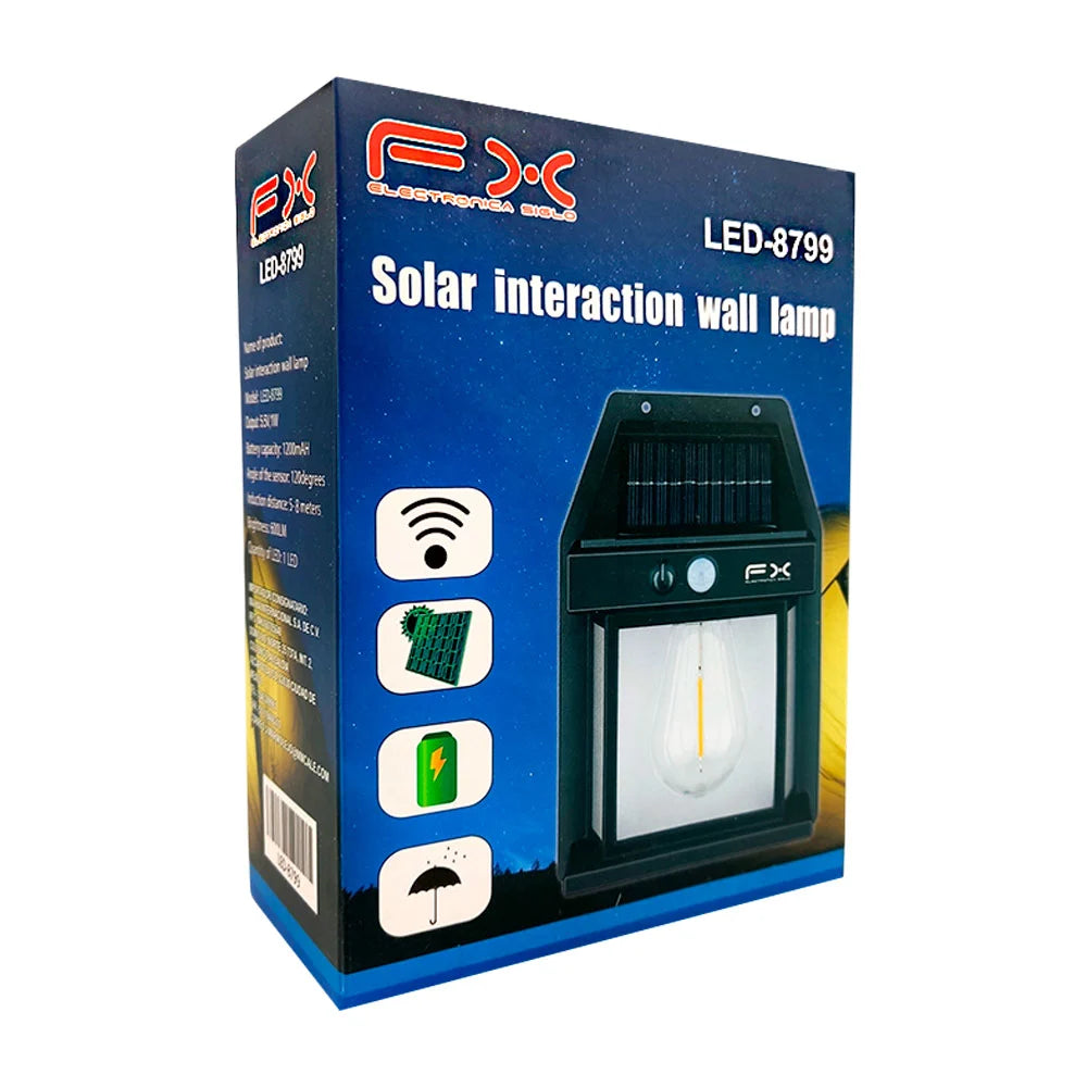 Lampara Solar Sensor Movimiento LED-8799