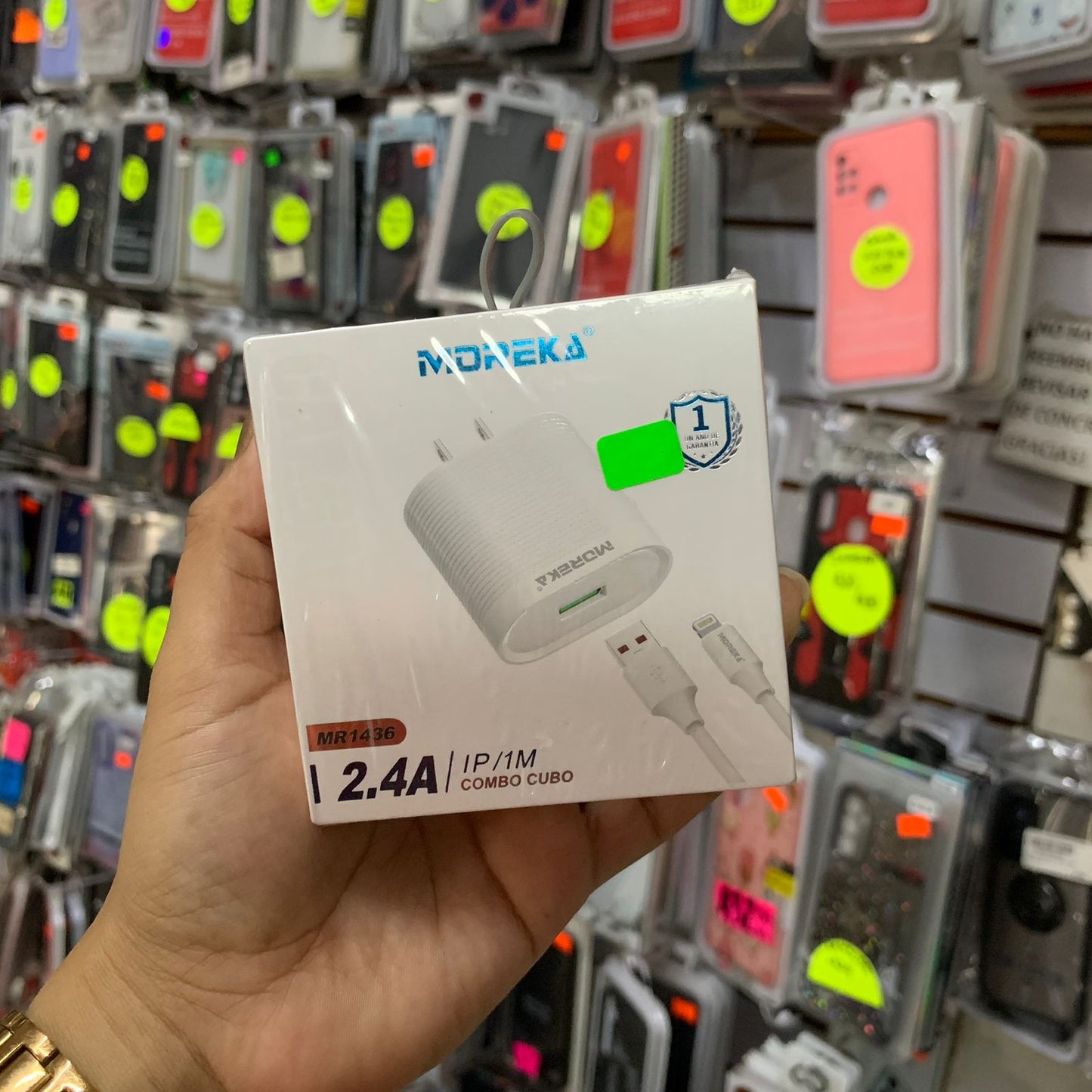 Cargador Completo Lighting iPhone Moreka MR1436