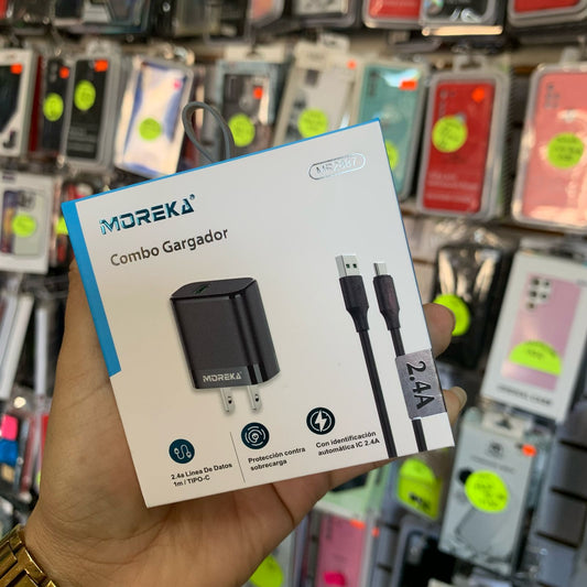 Cargador Moreka Tipo C 2.4A MR2887