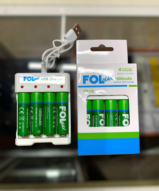 Pilas Baterias Recargables AA FP-U8
