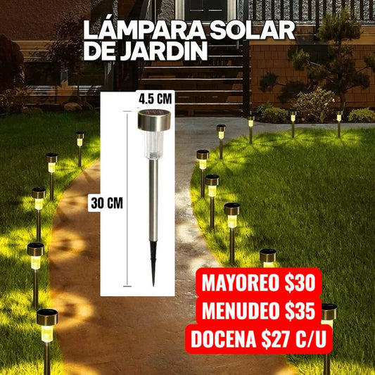 Lampara Solar Para Jardín
