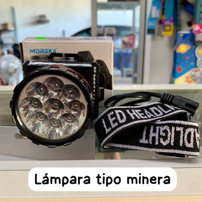 LAMPARA DE CABEZA RECARGABLE TIPO MINERA MP-583M