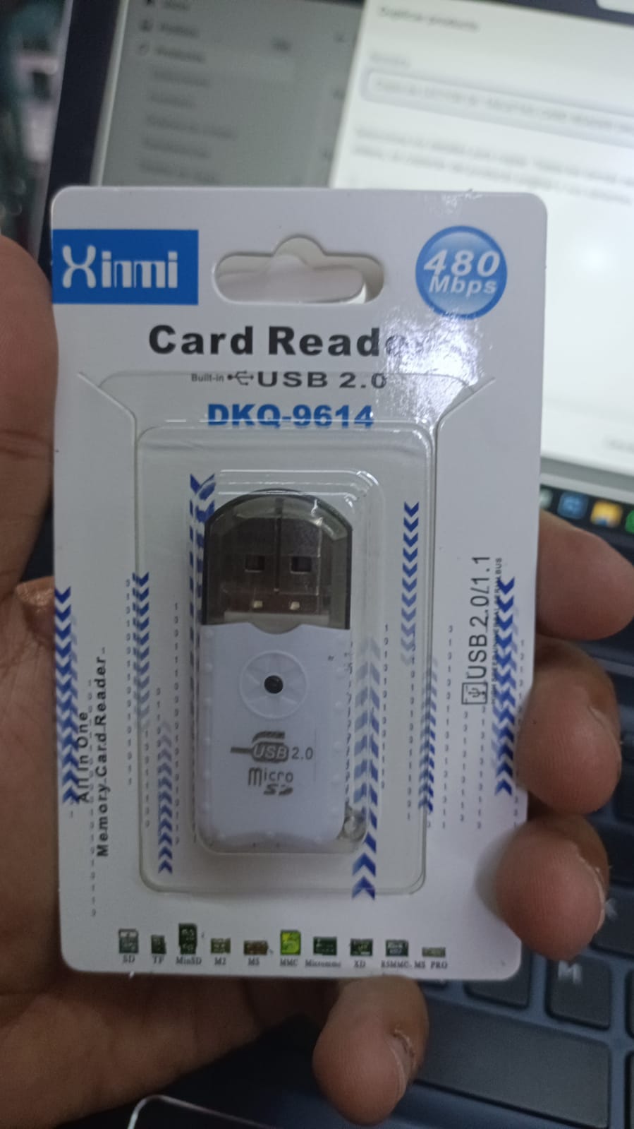 LECTOR DE TARJETAS CARD READER DKQ-9614