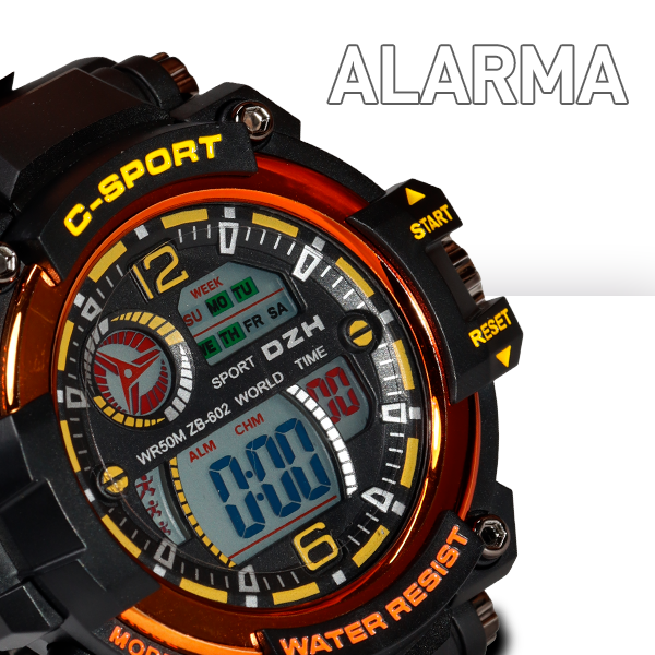 Reloj Digital Caballero ZB-602 (ABA)