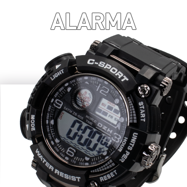 Reloj Digital Caballero ZB-606 (ABA)
