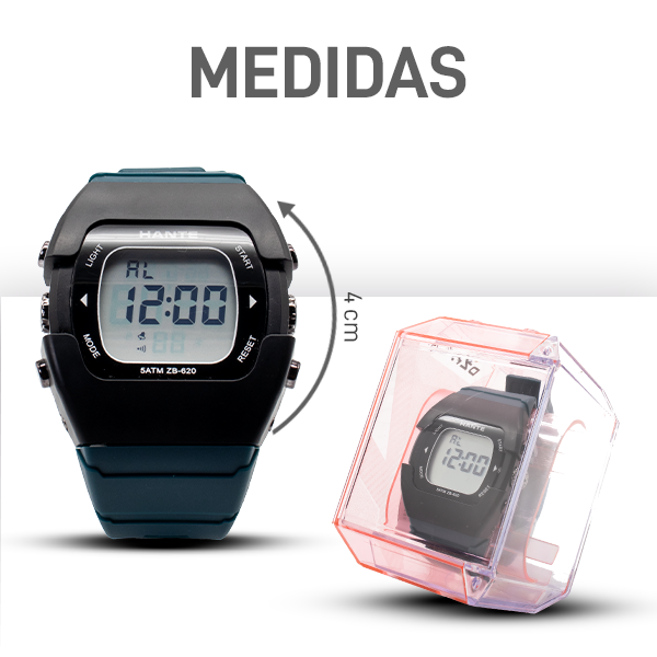 Reloj Digital Caballero ZB-620 (ABA)