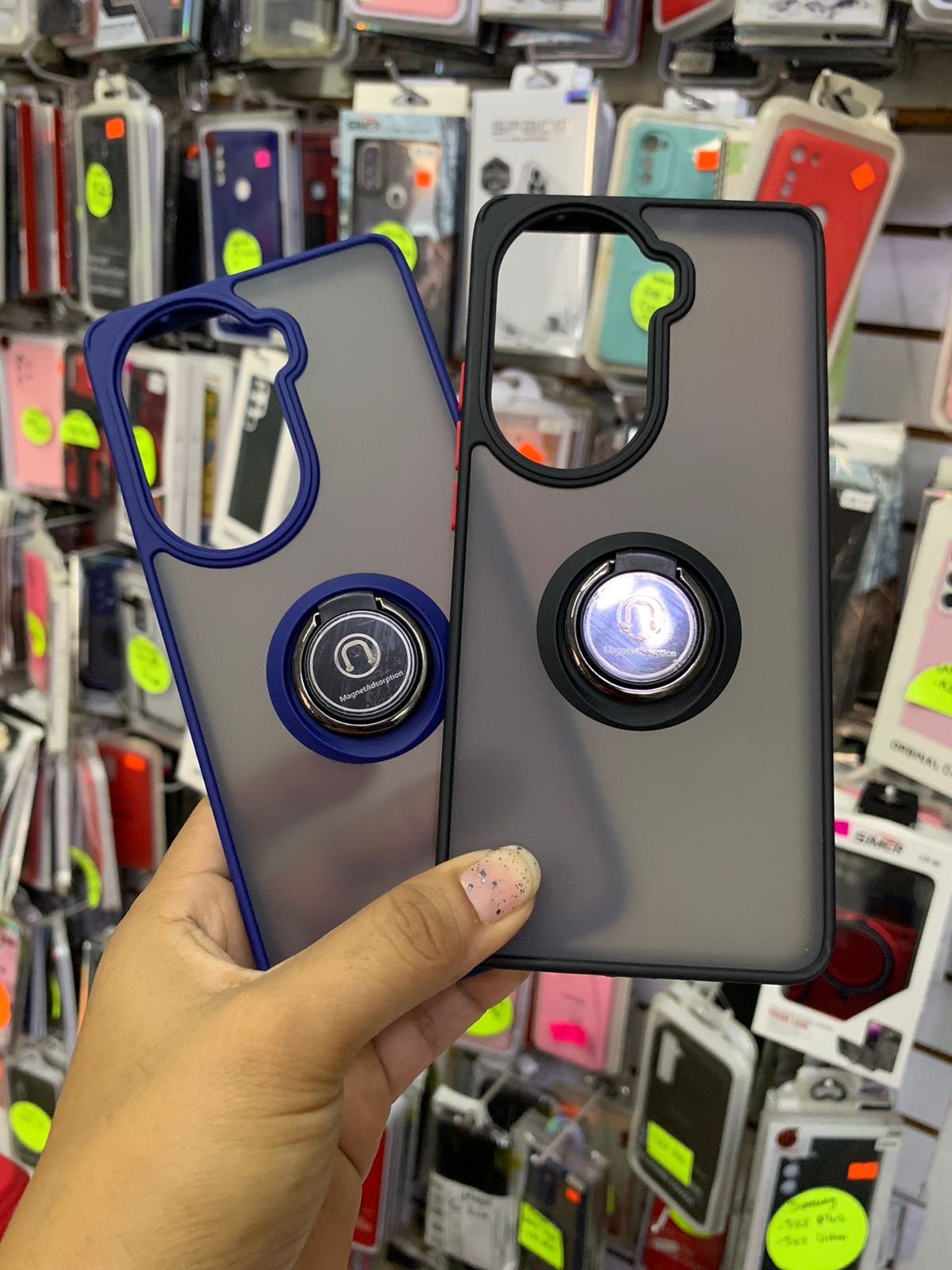 Funda Semitransparente Anillo Para Oppo Reno 11