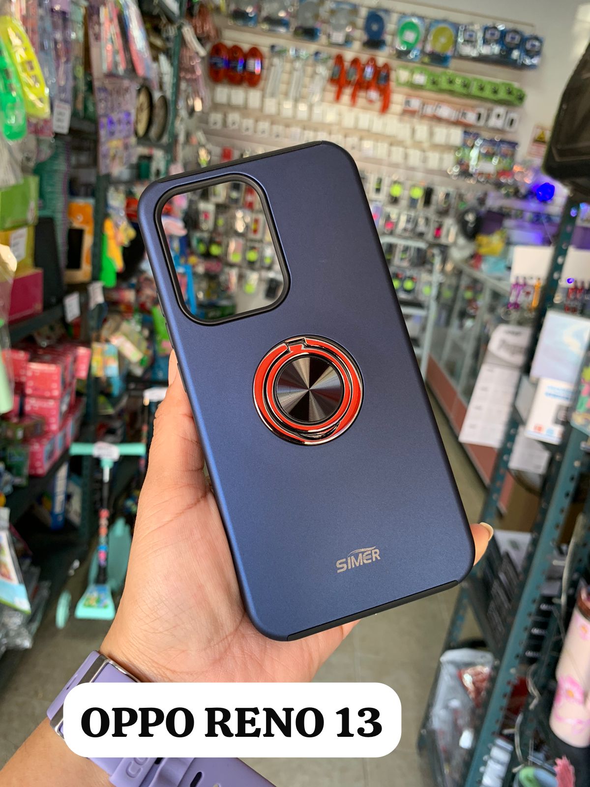 Funda Uso Rudo Anillo Para Oppo Reno 13