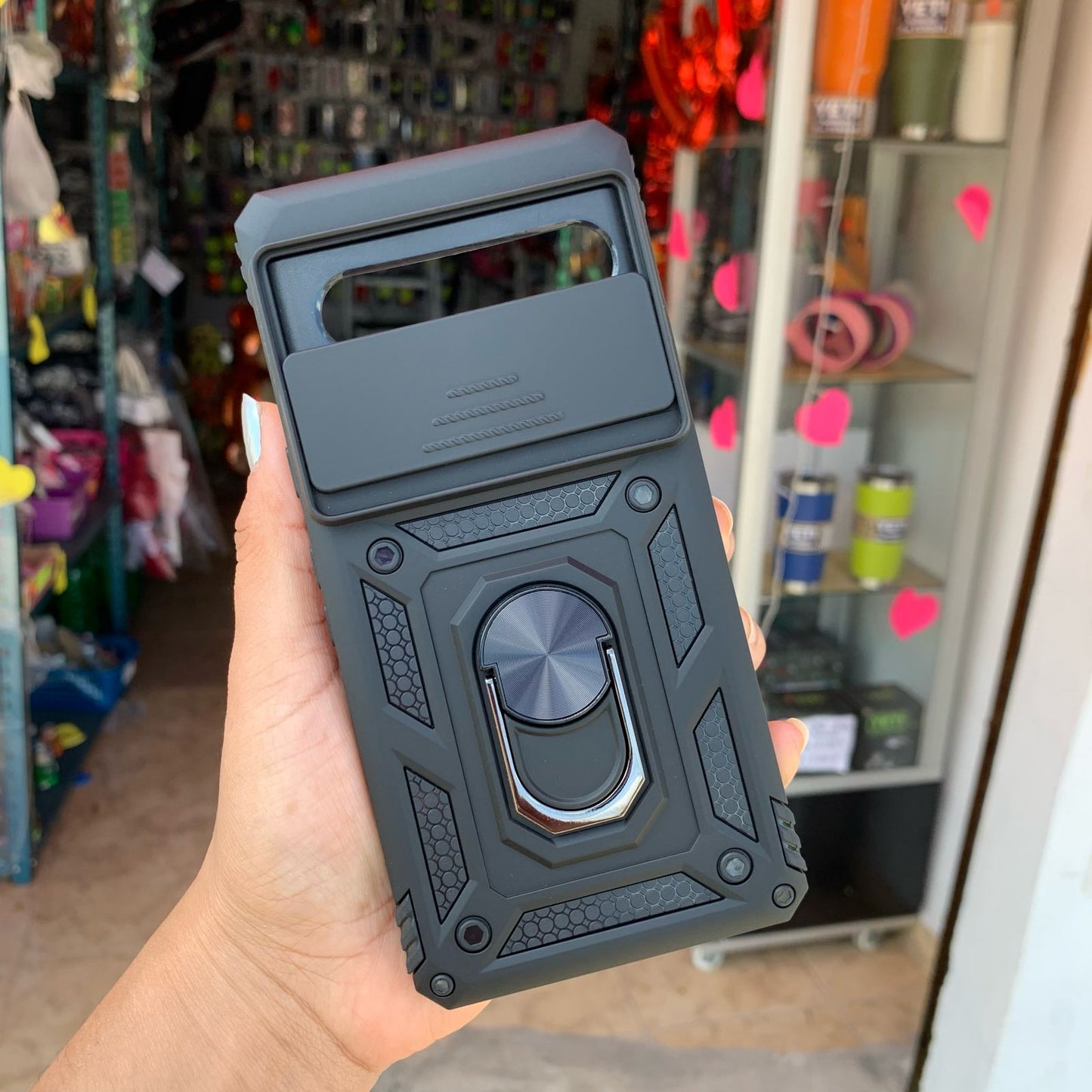 Funda Uso Rudo Anillo Para Google Pixel 7