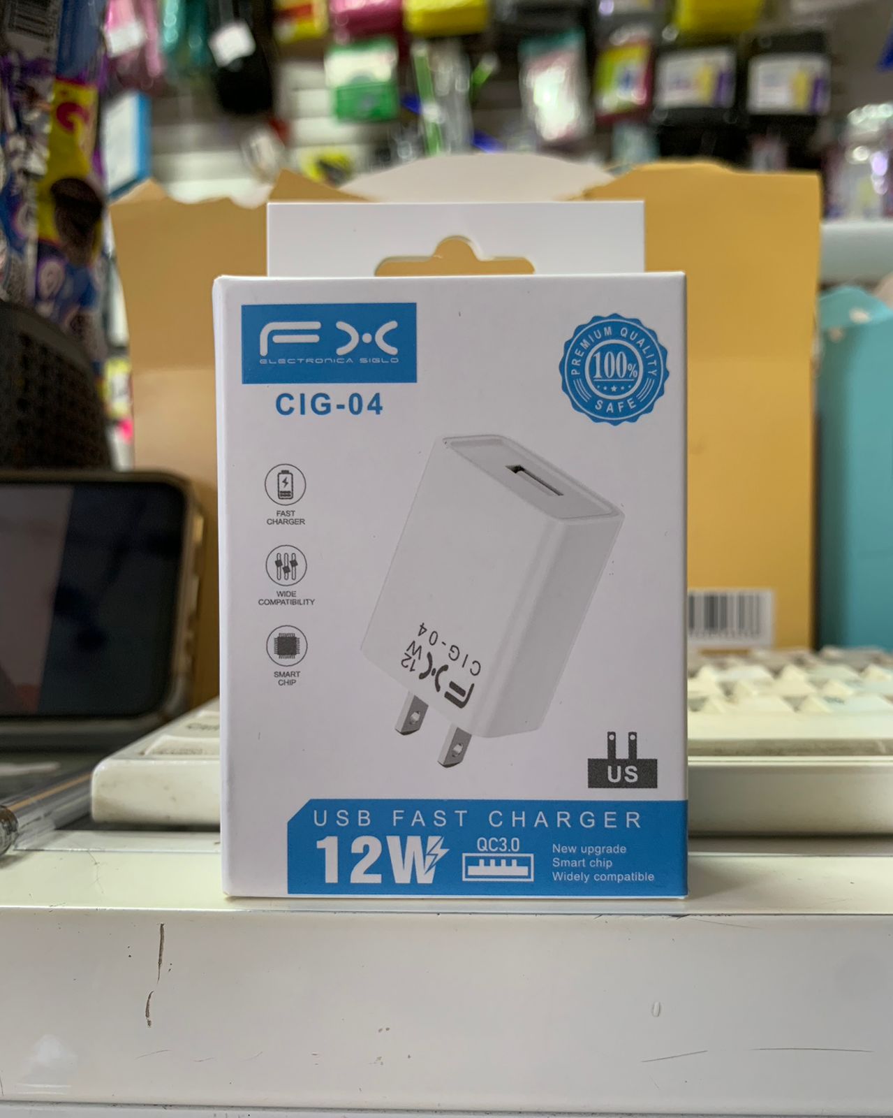 CUBO CARGADOR 12W CIG-04