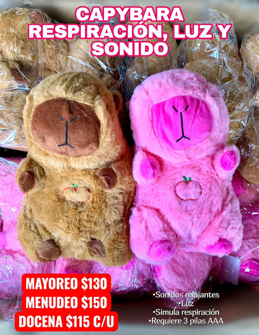Peluche Capybara Respira