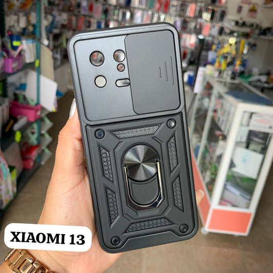 Funda Uso Rudo Con  Protector De Camara Para Xiaomi 13 (LC)