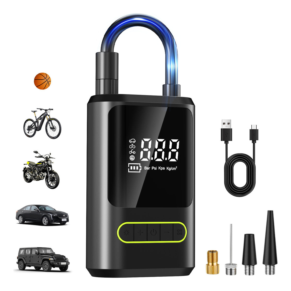 Mini Compresor De Aire Electrico Portátil 6600mah