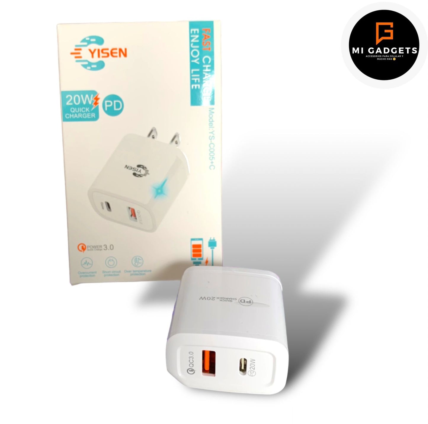 Cubo Cargador 20W YS-C005