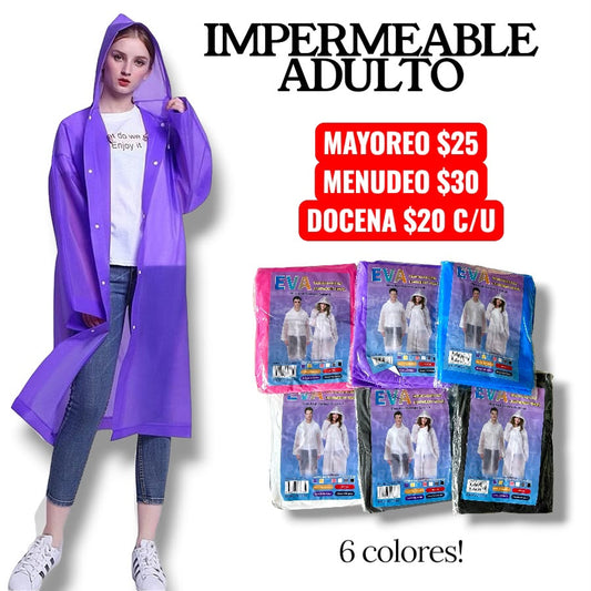 Impermeable EVA Adulto
