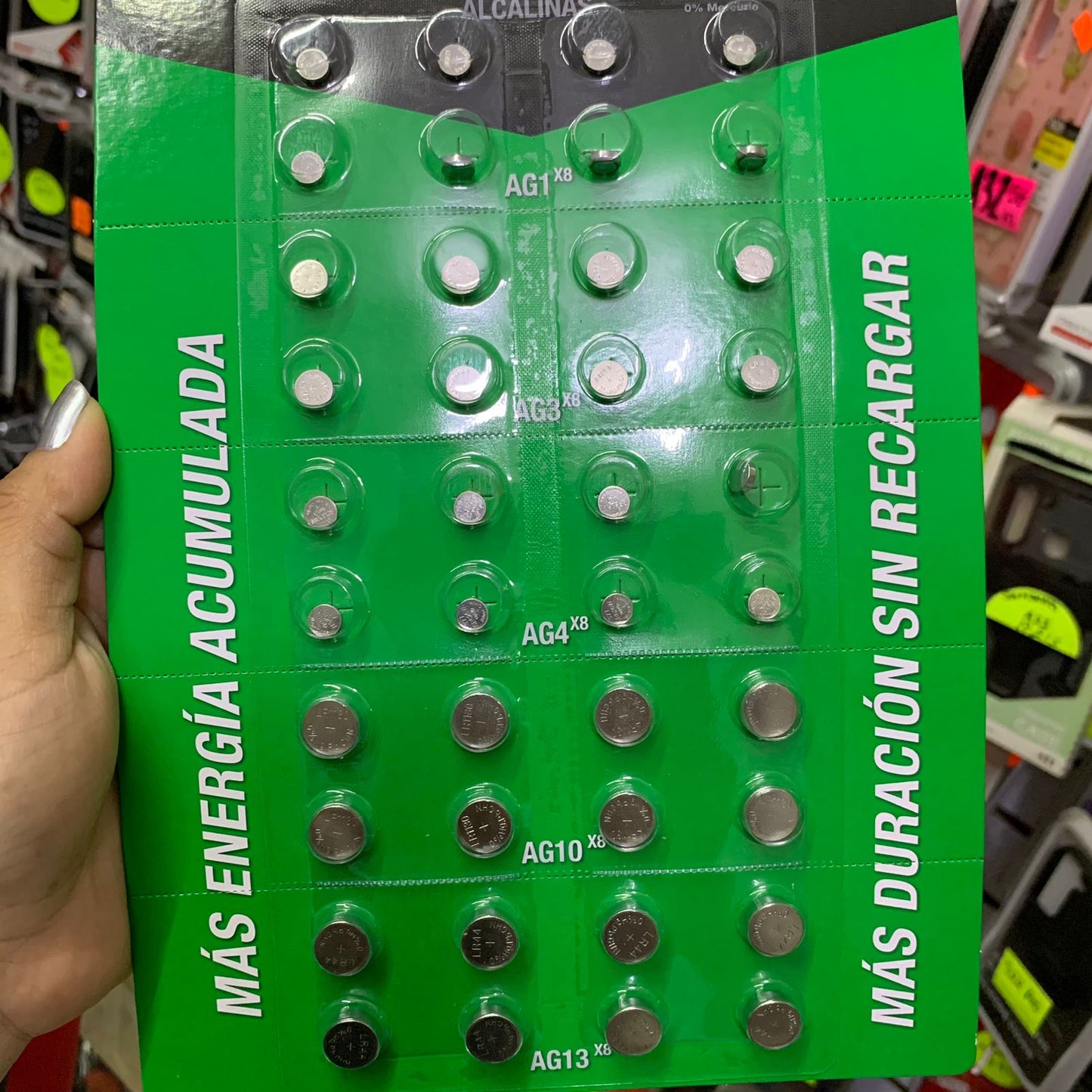 Pila Bateria Para Reloj, Control De Auto, Y Mas AG-40