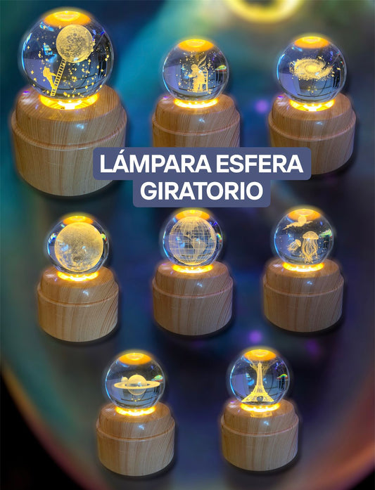 Lampara Esfera Giratorio