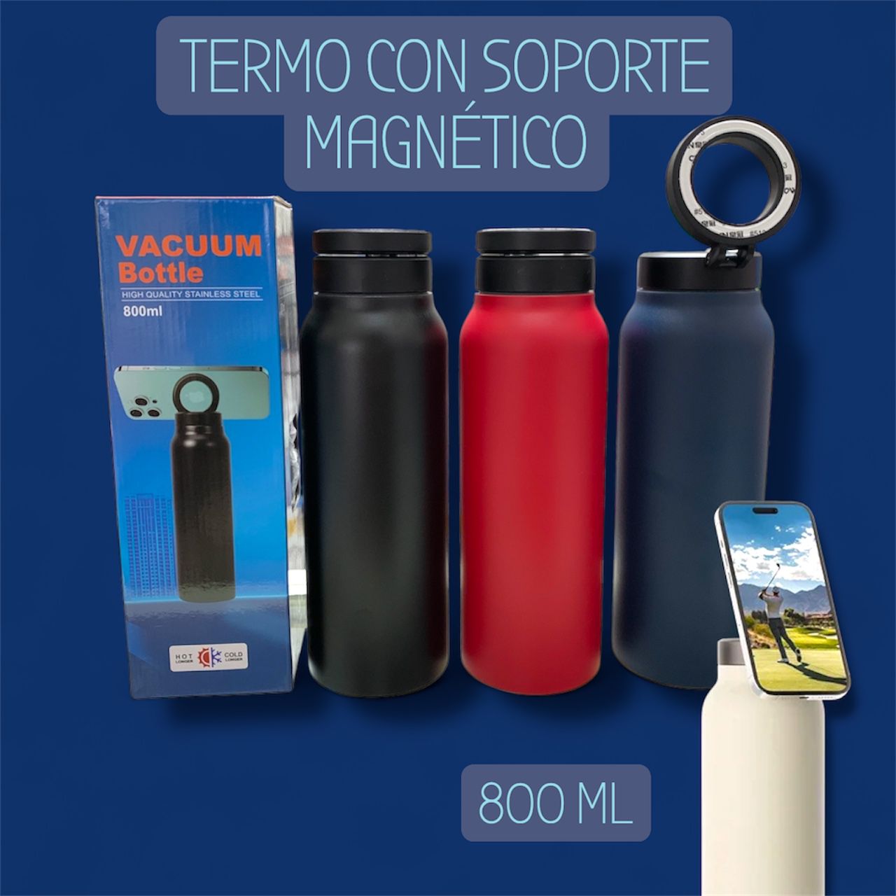Termo Con Soporte Magnetico 800 Ml
