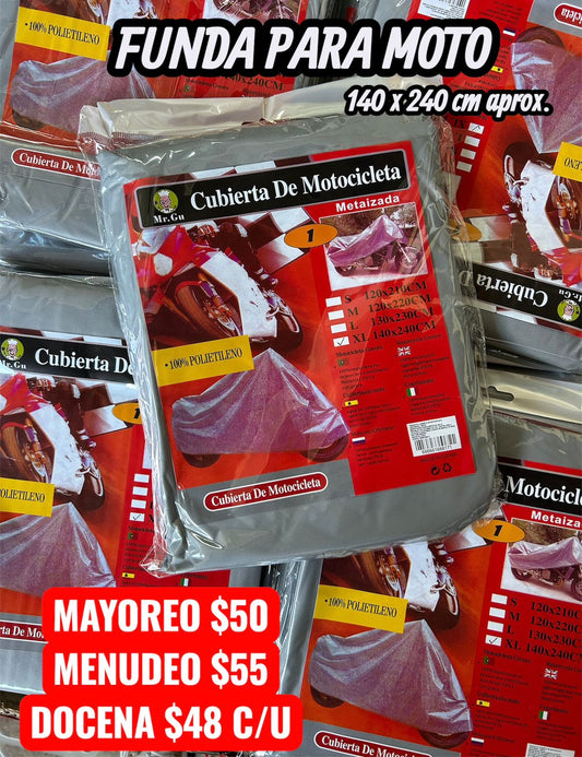 FUNDA IMPERMEABLE PARA MOTO
