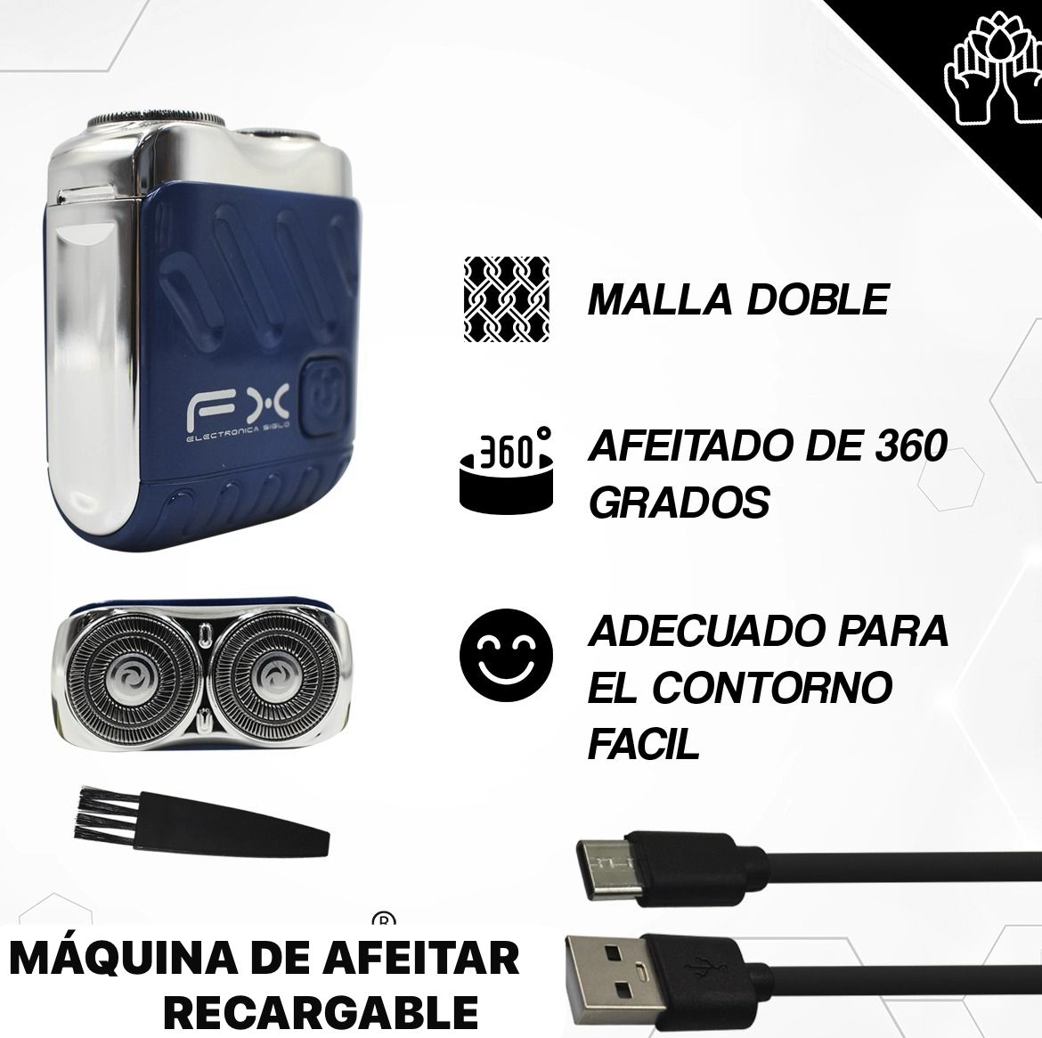 Rasuradora Recargable FX-977