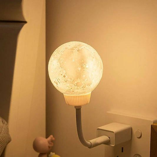 Lampara De Noche Luna USB