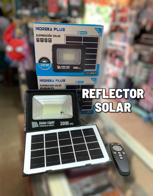Reflector Solar 30W CON CONTROL MOR-30H