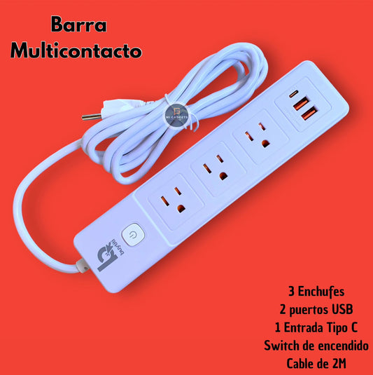 Barra Multicontacto MULTI-08