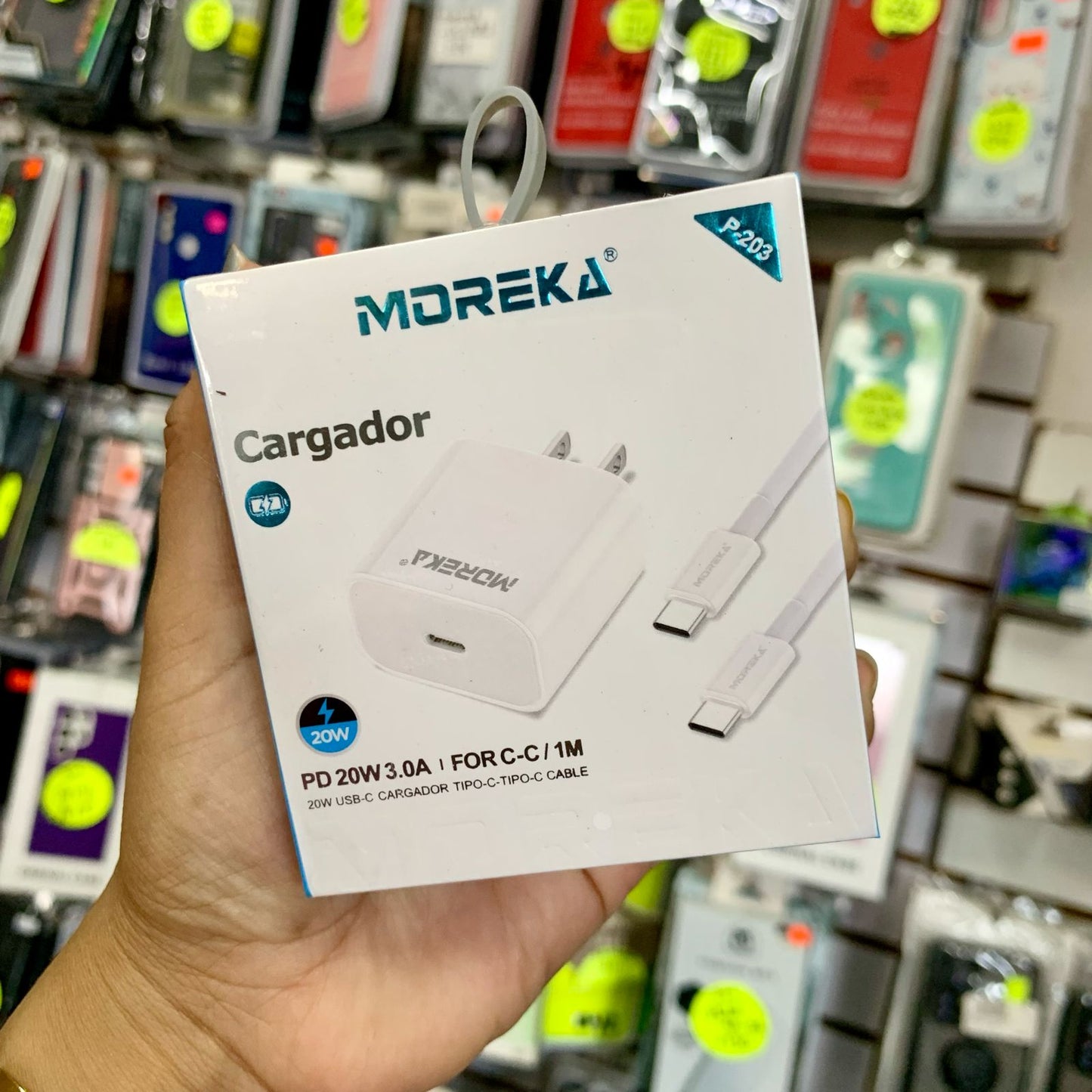 Cargador Tipo C P-203 20W 3.0A