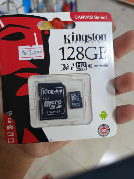 Memoria Micro SD MICROSD 128Gb Kingston (ABA)