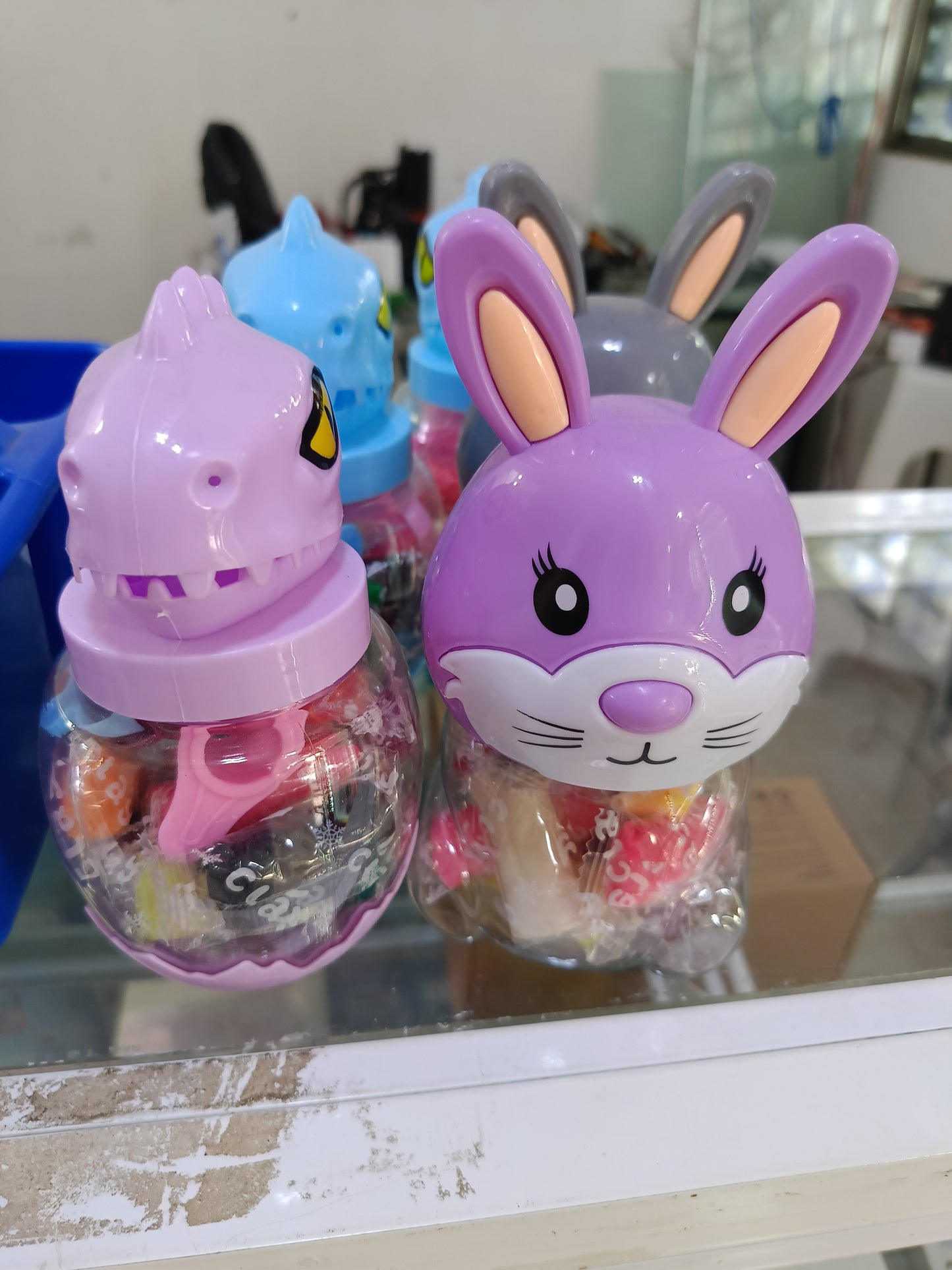 Plastilina con empaque diseños dino conejo (ABA)