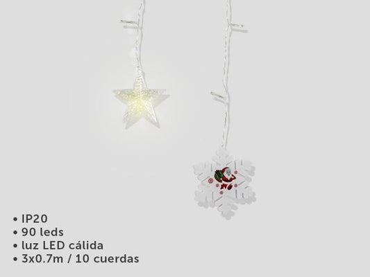 Cascada Copos Y Estrellas ZSD-048