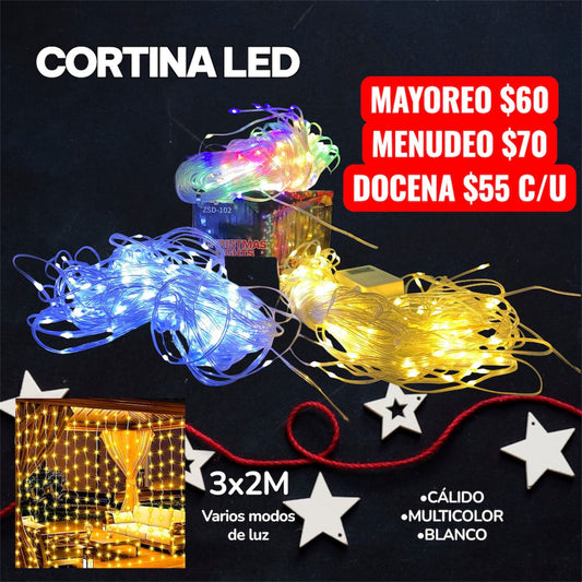 Cortina Luz 2 x 3 M ZSD-102