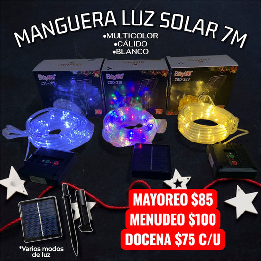 Manguera De Luz Solar 7M ZSD-289