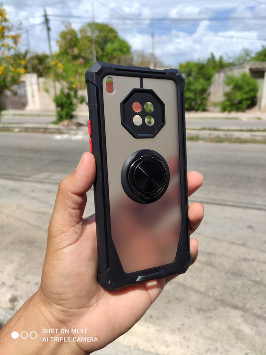 Funda Uso Rudo Con Anillo PopShope Para Huawei Y9A