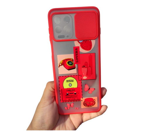 FUNDA CON PROTECTOR DE CAMARA DESLIZANTE Y MICA PARA MOTOROLA G100