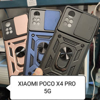 Funda Uso Rudo Con Protector De Camara Deslizante Para Xiaomi Poco X4 Pro / Redmi Note 11 Pro 5G