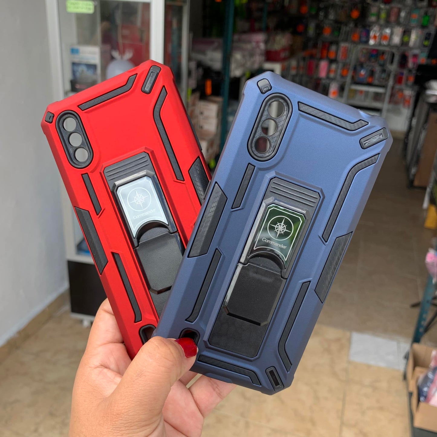 Funda Uso Rudo Con Clip Para Samsung A01