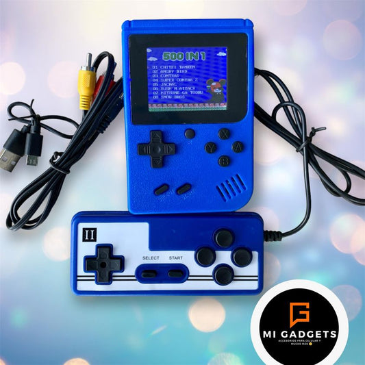 Consola Videojuego Retro Portátil 500 Juegos Dos Control