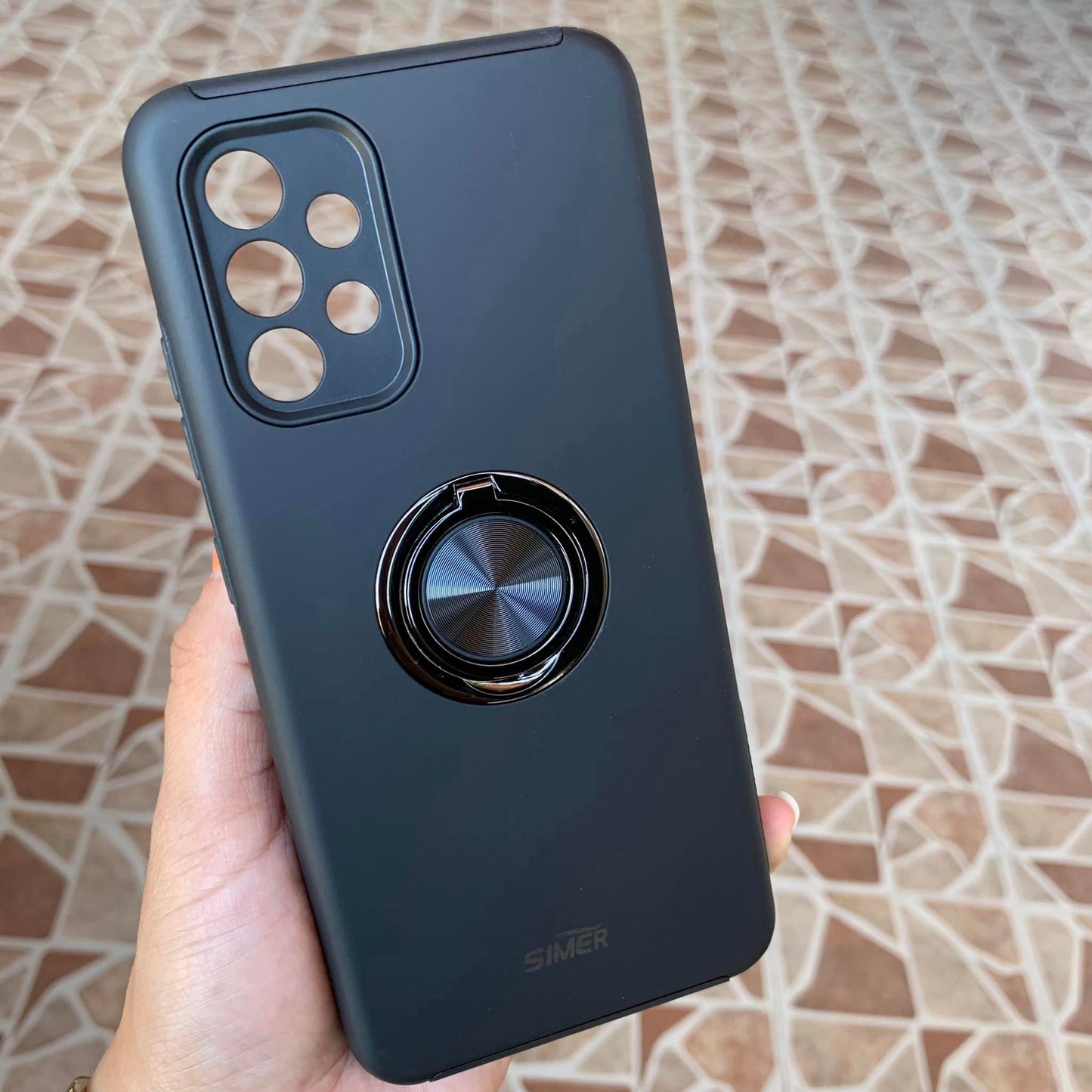 Funda Uso Rudo Con Anillo Metalico Simer Para Samsung A32 4g