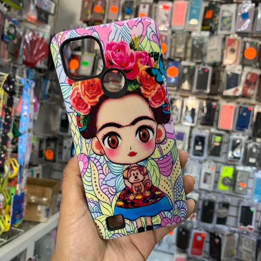 Funda uso rudo con diseños para Realme C11 C20 C21
